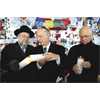"Klaus Schwab, was having breakfast with Rabbi Arthur Schneier...when the two jets struck the World Trade Center" [3rd man in pic is Israel´s Chief Ashkenazi Rabbi]