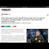 "Lions don't care about the opinions of sheep." That Tywin Lannister is a really asshole. Wait, what's that? Oh, that's what Sheriff Israel said about his detractors?