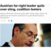 "Austrian government collapses as far right leader caught in video sting." The globalist are coming for every right wing government. They are using any means necessary to destroy Europe.