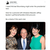 Michael Bloomberg with Pedophile Ghislane Maxwell. I can't really say I'm even a teeny bit surprised. Remember she didn't just groom girls, she participated.