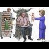 Brilliant cartoon drawing of Podesta and Soros and Hillary this is the Meme to spread it's Amazing