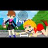 Elsa cartoon using hypnosis on children.