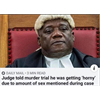 Black judge can't help but think with "muh dick"