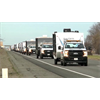 A Fleet of FEMA Trailers Heading to Oakland CA [They Say] to House the Homeless - Homeless are being bussed into California making the state a "homeless hub" .. it looks like genocide is in the offing