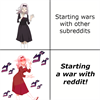 Huge reddit invasion incoming from /r/AnimemesHQ /r/WholesomeAnimemes reddit / Manga reddit Jpn /r/animereactionimages/ ... u know the drill bitches @Wahaha @carlip @9-11 @1Sorry_SOB