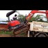 Loading Excavator Onto Truck Without Ramps