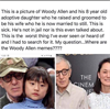 Your brainwashing Zog box & Woody Allen....Ok Gen X ..."OK Boomers." ...her passport said she was seven years old; a bone scan in the U.S. estimated that she was between five and seven years old.