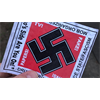 Swastika leaflets from drone calling mass media the enemy