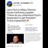 Liz calls out Larry Flint as Hillary Clinton "Human trafficking supplier"