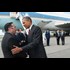 Picture of Obama shaking hands with Katsiantonis (Owner of the 3 pizza shops)