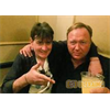 Why did Alex Jones spend so much time with Charlie Sheen? Was infowars blackmailed and controlled??