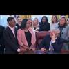 President Trump signs anti-sex trafficking legislation, comforts relatives of victims in Oval Office.