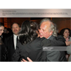 Vicky Ward tried to publish details on Epstein for Vanity Fair but was blocked by Editor Graydon Carter. Pic, Carter hugging Epstein's girlfriend Ghislaine Maxwell next to Weinstein.