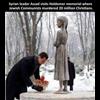 Assad Paying respects to the 20 Million Christians killed by Jewish Bolsheviks during the Holdomor